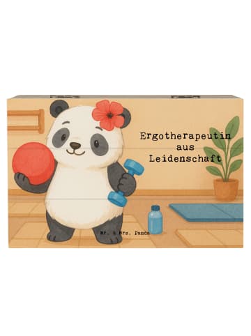 Mr. & Mrs. Panda Kiste Ergotherapeutin Leidenschaft Design mit S... in Weiß