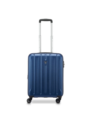 Roncato Kinetic 2.0 4 Rollen Kabinentrolley 55 cm mit Dehnfalte blue