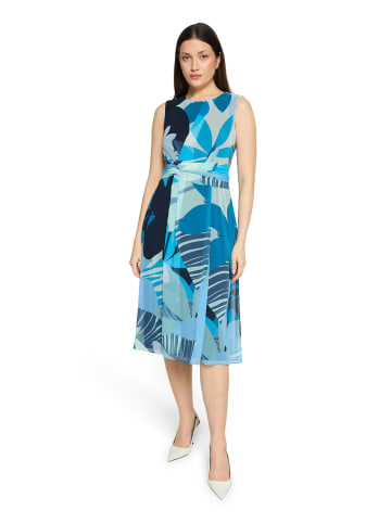 BETTY & CO Midikleid ohne Arm in Dunkelblau/Blau