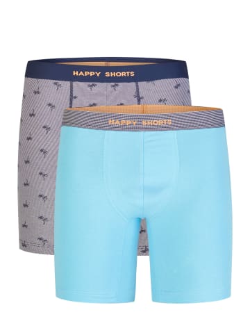 Happy Shorts Boxer Jersey Long in sortiert 3