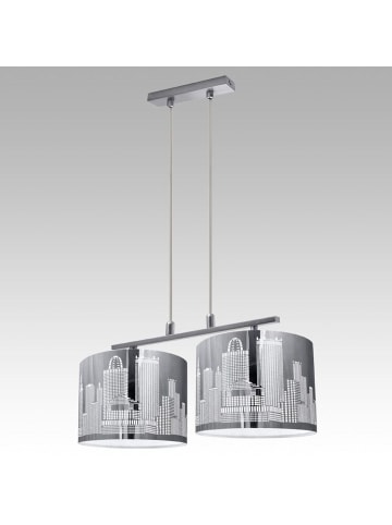 Licht-Erlebnisse Pendelleuchte (B)50 x (L)50 x (T)80 cm in EdelstahlEdelstahl