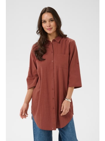 Kaffe Hemd KApauline Oversize fit in Henna