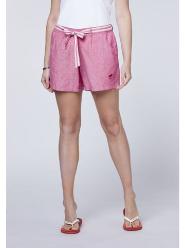 Polo Sylt Leinenshorts in Pink