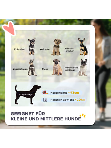 Pawhut Hundebuggy 111L x 58B x 107H cm