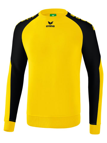 erima Essential 5-C Sweatshirt in gelb/schwarz