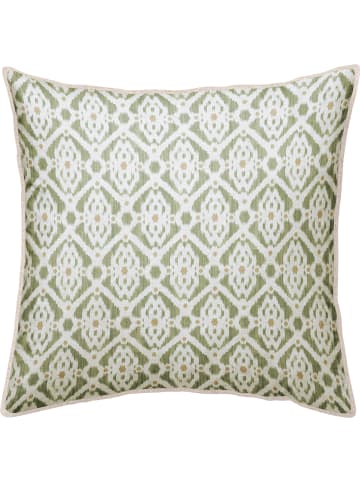 Erwin Müller Nicky-Velours, Samt Kissenhülle in oliv