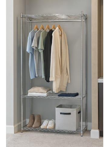 möbel-direkt Rollgarderobe Robbi in silber