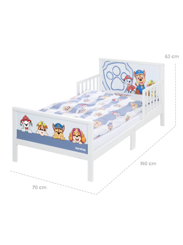 roba Paw Patrol Themenbett – Montessori-Holzbett, weiß/blau