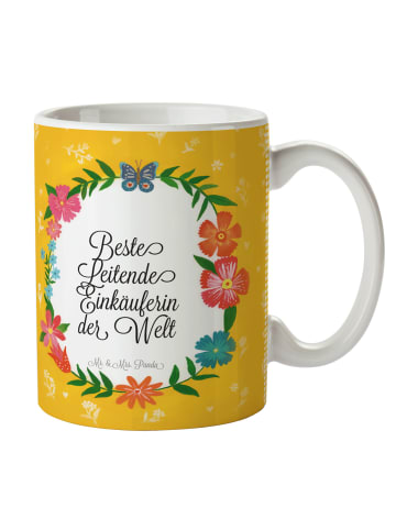 Mr. & Mrs. Panda Kaffeetasse Leitende Einkäuferin mit Spruch in Keine Angabe