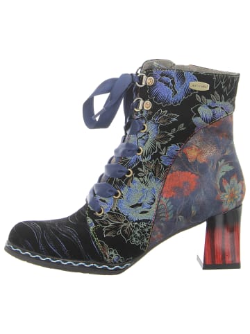 LAURA VITA Schnürstiefelette in blau