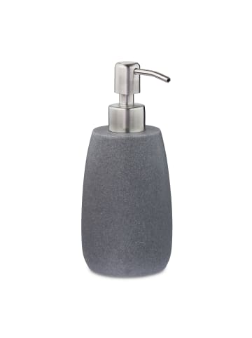 relaxdays 2 x Seifenspender in Grau - 0,3 l