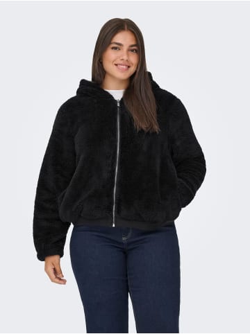 ONLY Carmakoma Teddyfell Mantel in Black