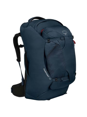 Osprey Farpoint 70 - Reiserucksack 65 cm (tunnel vision grey) in muted space blue