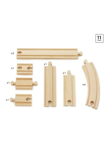 Brio Aktionsspiel BRIO World - Kleines Schienensortiment Ab 3 Jahre in bunt