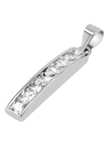 Adeliás Damen Anhänger aus 925 Silber mit Zirkonia in silber