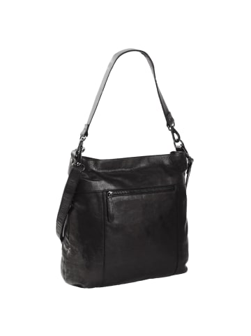 The Chesterfield Brand Black Label Schultertasche Leder 35 cm in schwarz