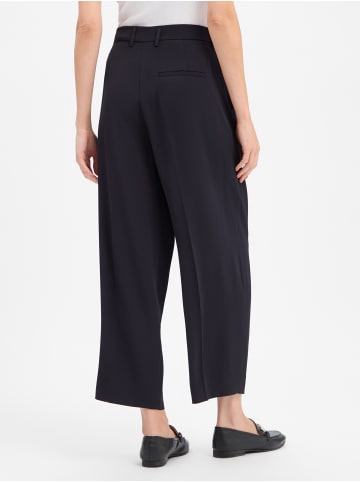 comma Bundfaltenhose in marine