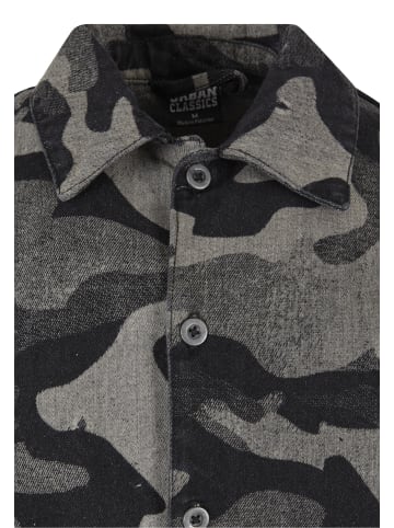 Urban Classics Short Sleeve Shirt in blacklasercamo