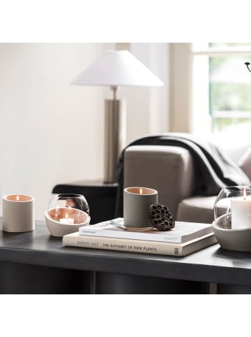 Villeroy & Boch 6er Set Duftkerzen Fantasy New Moon Home in Taupe ø 8,6 x 9,1 cm in taupe