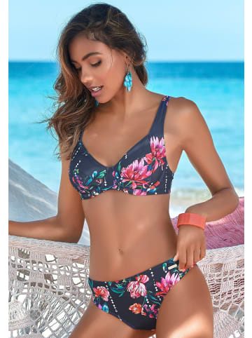 Sunseeker Bügel-Bikini-Top in marine-bedruckt