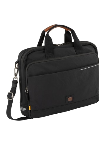 Camel Active Unisex Business Bag mit verstellbarem Schulterriemen in Schwarz