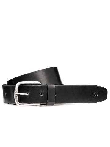 Lee Gürtel Grain Aniline Belt in Schwarz