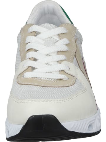 rieker Schnürschuhe in offwhite/sportweiss/cliff/smaragd