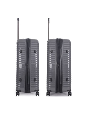 Stratic Bright+ 4 Rollen Trolley L 76 cm mit Dehnfalte in grey