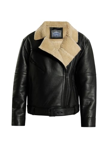 DreiMaster Vintage Jacke Aus Leder in Schwarz
