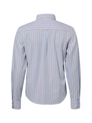Gant Hemdbluse in hellblau mehrfarbig