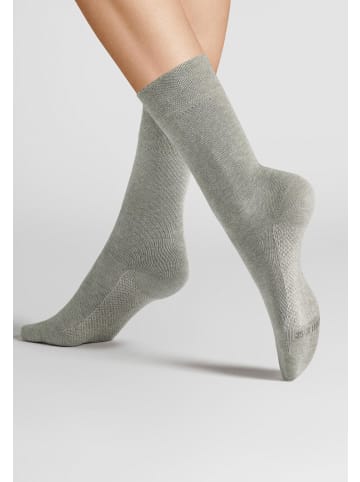 Hudson Socken Dry Cotton klimaregulierend in Silber