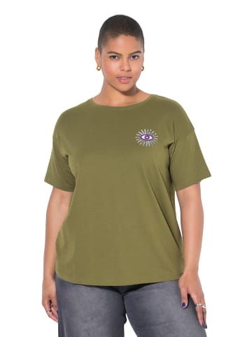 Studio Untold Shirt in dunkles olive
