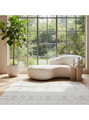 KADIMA DESIGN Teppich In-/Outdoor Kurzflor 3D-Optik Polypropylen Balkon