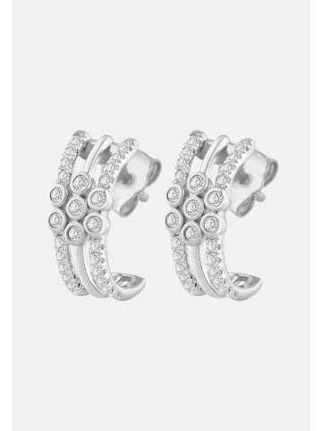 Diamant Exquis Ohrringe aus 585 Weißgold mit Diamant