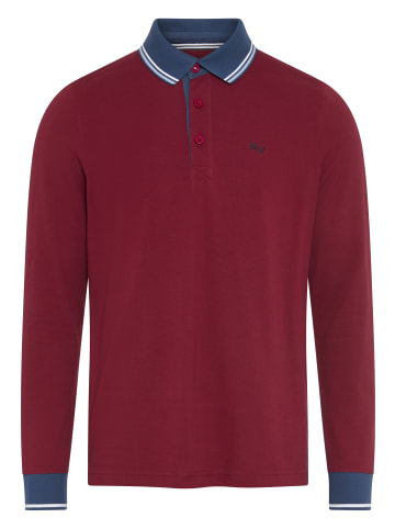 Man's World Poloshirt in dunkelrot