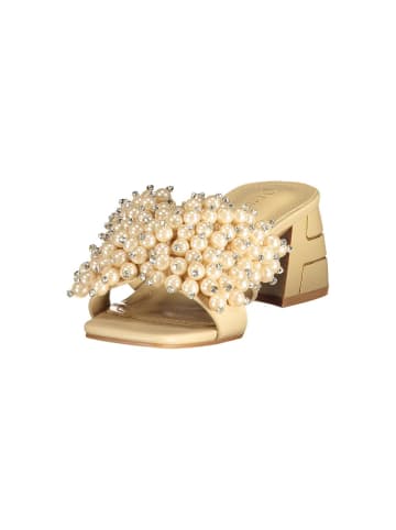 Laura Biagiotti Beige Polyurethan Damen Sandale