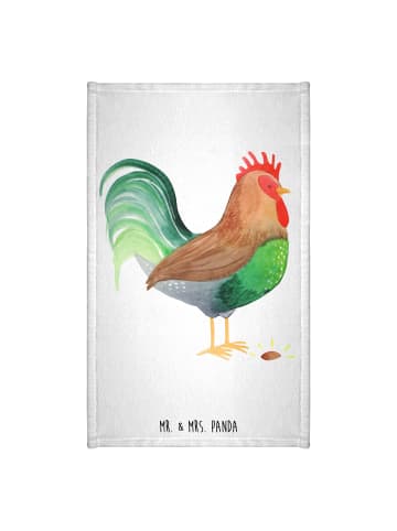 Mr. & Mrs. Panda Gästehandtücher Hahn Korn ohne Spruch in Weiß