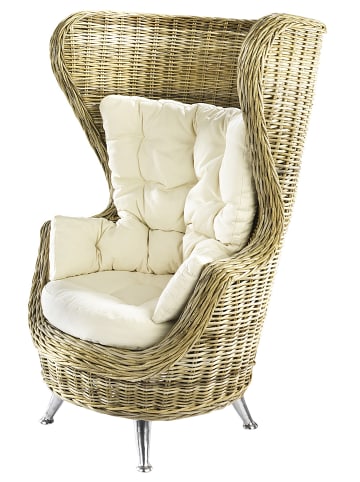 kobolo Rattansessel King25 in Grau