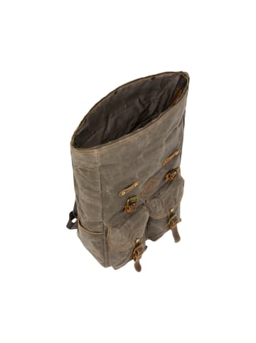 DreiMaster Vintage Men Backpack in Grey