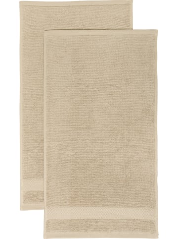 Erwin Müller Frottier Gästetuch 2er-Pack Sindelfingen in cappuccino