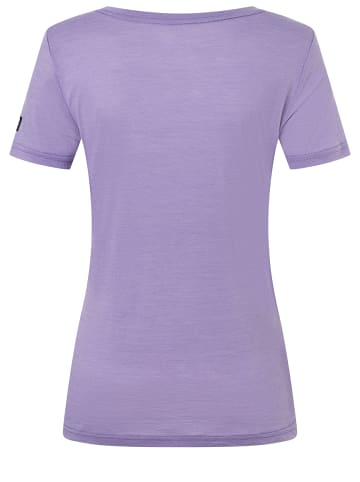 super.natural Merino T-Shirt in lila