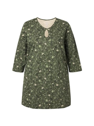 Ulla Popken Longshirt in olivgrau