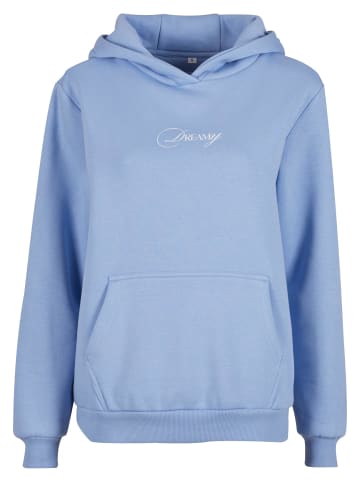 Mister Tee Mister Tee Dreamy Wording Ladies Fluffy Hoody in powderblue