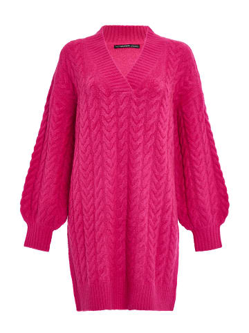 Threadbare Strickkleid THB Chalk Mid Length Knitted Jumper in Pink