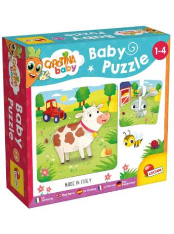 Liscianigiochi Spiel - CAROTINA BABY PUZZLE auf dem Bauernhof