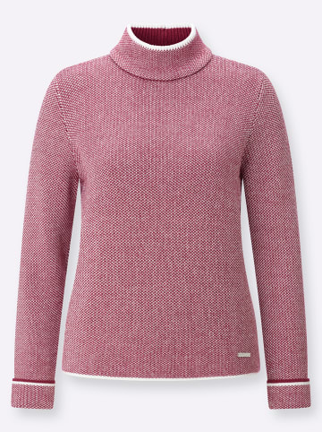 WITT WEIDEN Pullover in malve-ecru-meliert