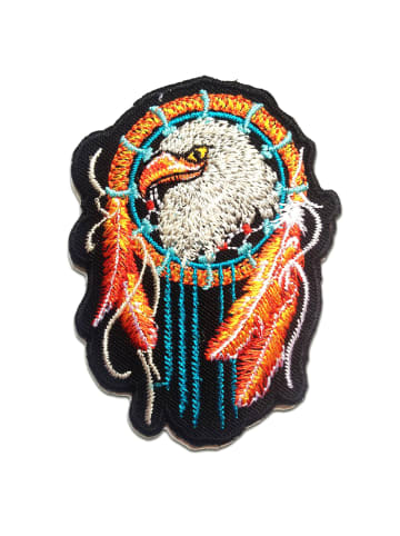 Catch the Patch Indianischer Adler TraumfängerApplikation Bügelbild inSchwarz