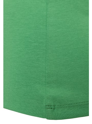 More & More Stretch-Basic-Top, Vorderteil gedoppelt in green
