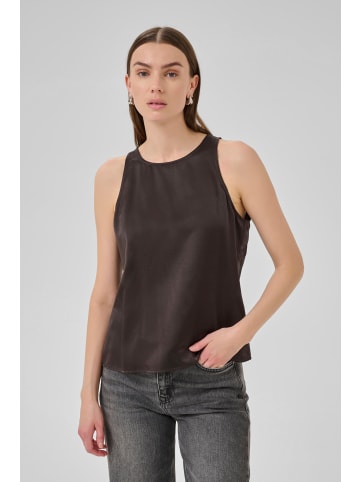 My Essential Wardrobe Ärmellose Bluse EstelleMW A-shape in Espresso