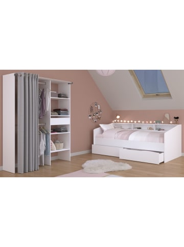 Parisot Kinderzimmer-SET 2-teilig weiß, Jugendzimmer mit Stauraumbett